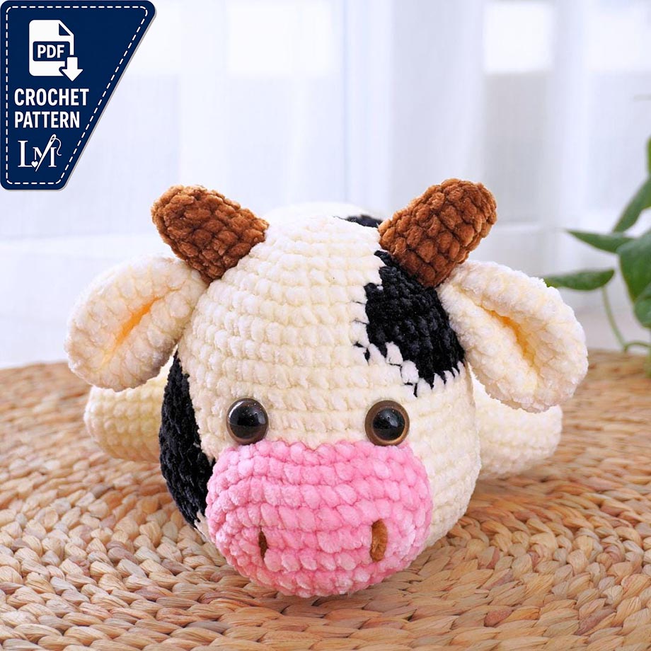 Cow Crochet Pattern Ideas for Farm Animal Amigurumi 3